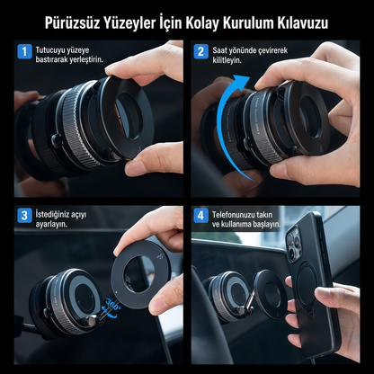 Vioran™ 360° Manyetik Telefon Tutucusu